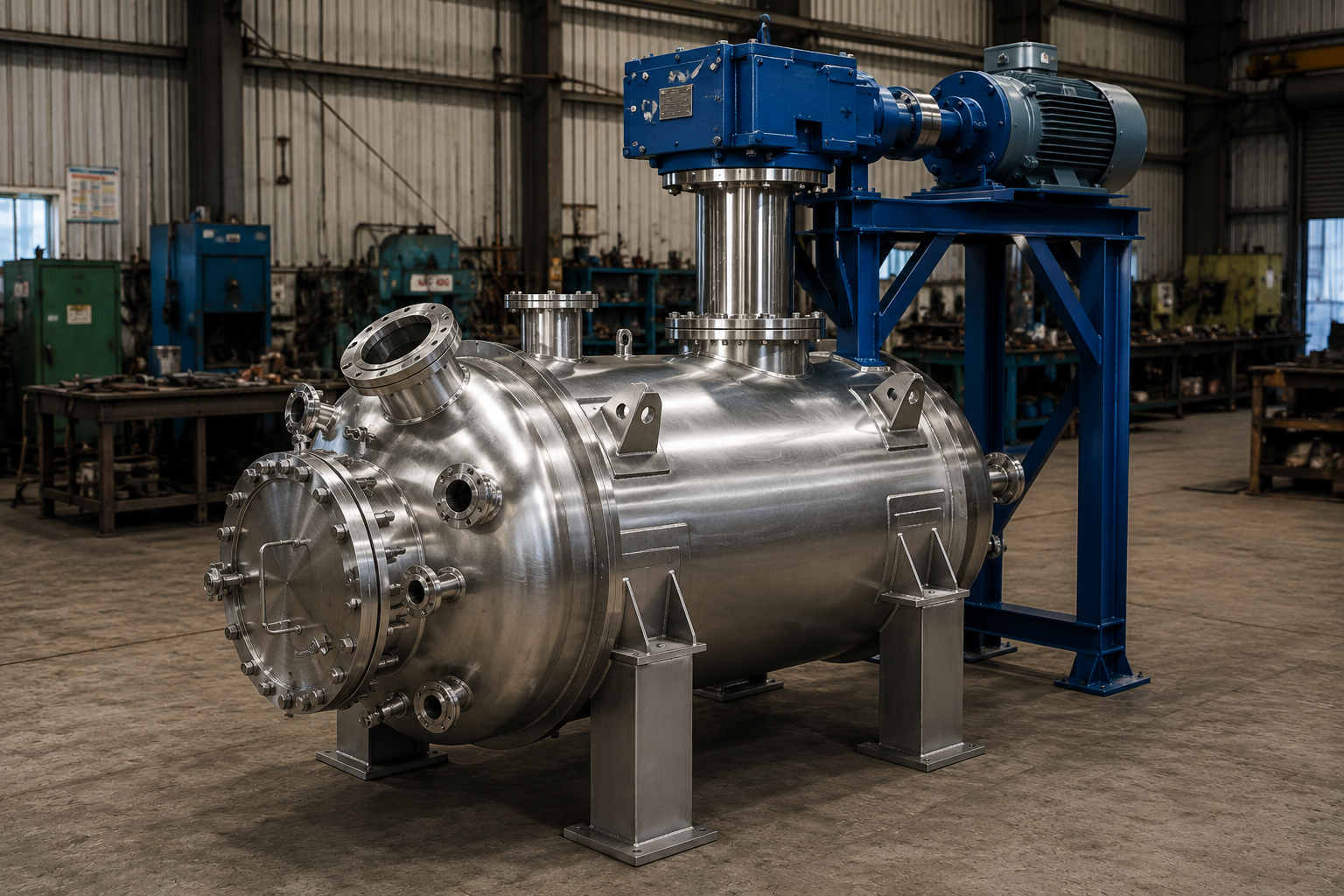 Reactor with Gear Box