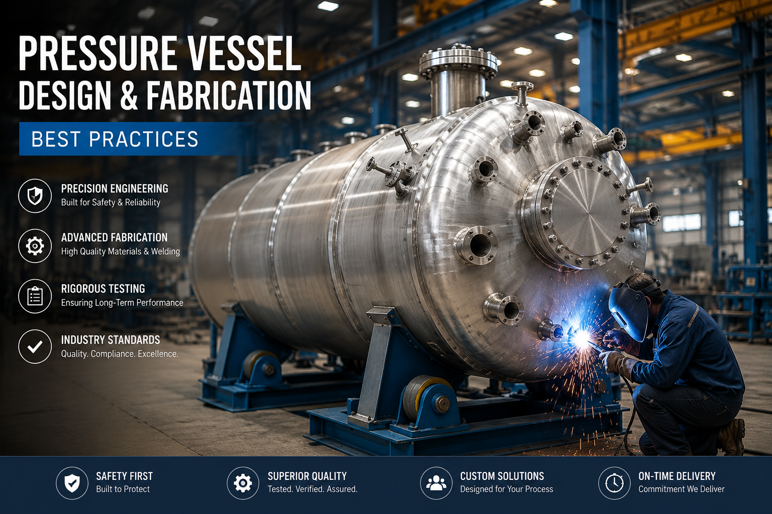Precision Pressure Vessels & High-Pressure Chemical Reactors: Ahmedabad Manufacturing Hub